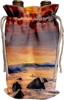 3dRose Danita Delimont - Jaynes Gallery - Beaches - USA, New Jersey, Cape May. Scenic on Cape May Beach. - Wine Bag (wbg_190580_1)