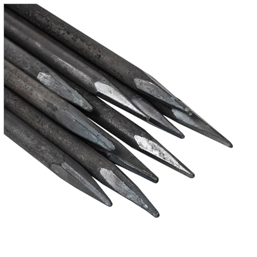 Dönges Schnureisen 10 Stück Ø 16mm x 1000mm I Schnurpfahl für Garten- und Landschaftsbau I gefertigt aus europäischem Stahl | verwendbar als Bodenanker für Mauerschnüre