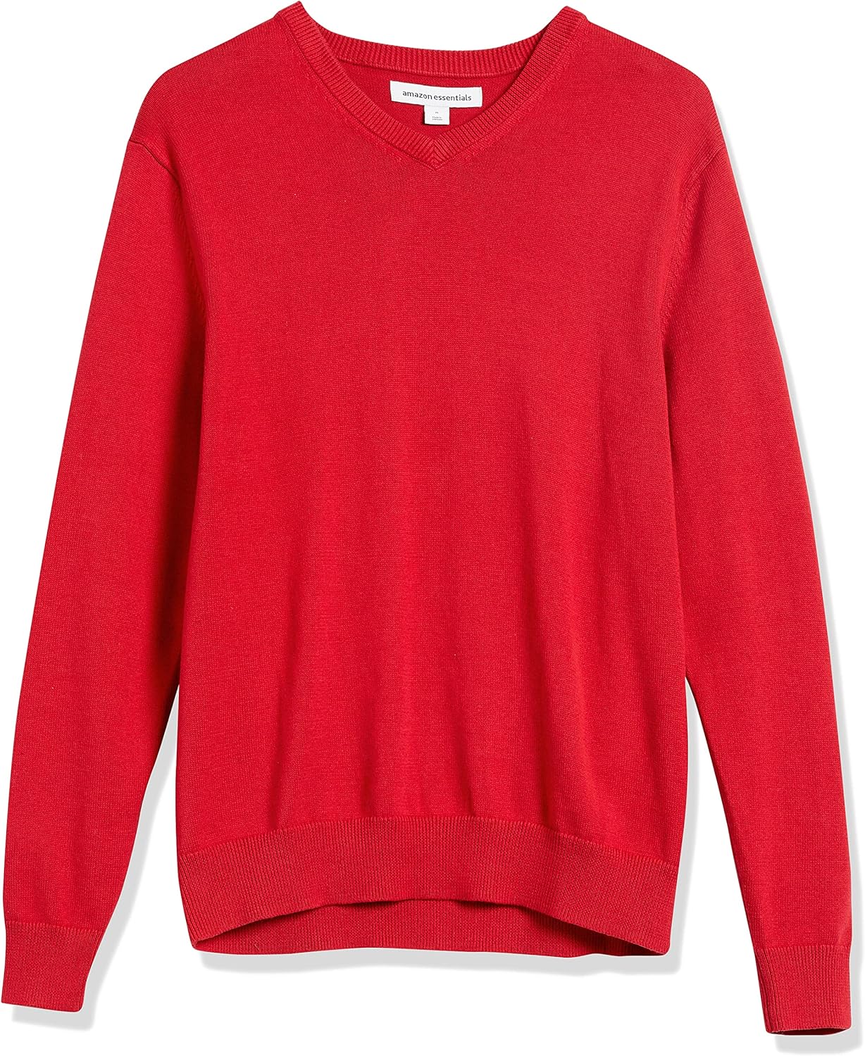 Amazon Essentials Men's V-Neck Sweater (Available in Big & Tall) X-Small Red