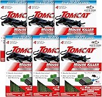 Vista 13 de Tomcat Mouse Killer(e) resistente a niños, estación recargable con tapa transparente para fácil monitoreo del cebo, 4 paquetes cada uno con 1