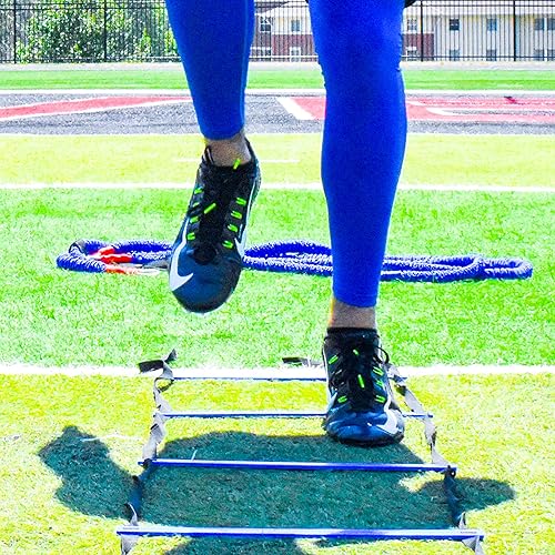 Miniatura 3 de Kinetic Bands Speed and Agility - Juego de escalera para ejercicios de velocidad y agilidad - Bandas de resistencia para piernas y escalera de