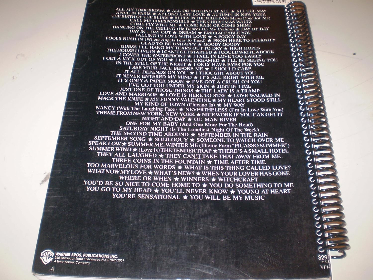Frank Sinatra Songbook: Piano/Vocal/Chords