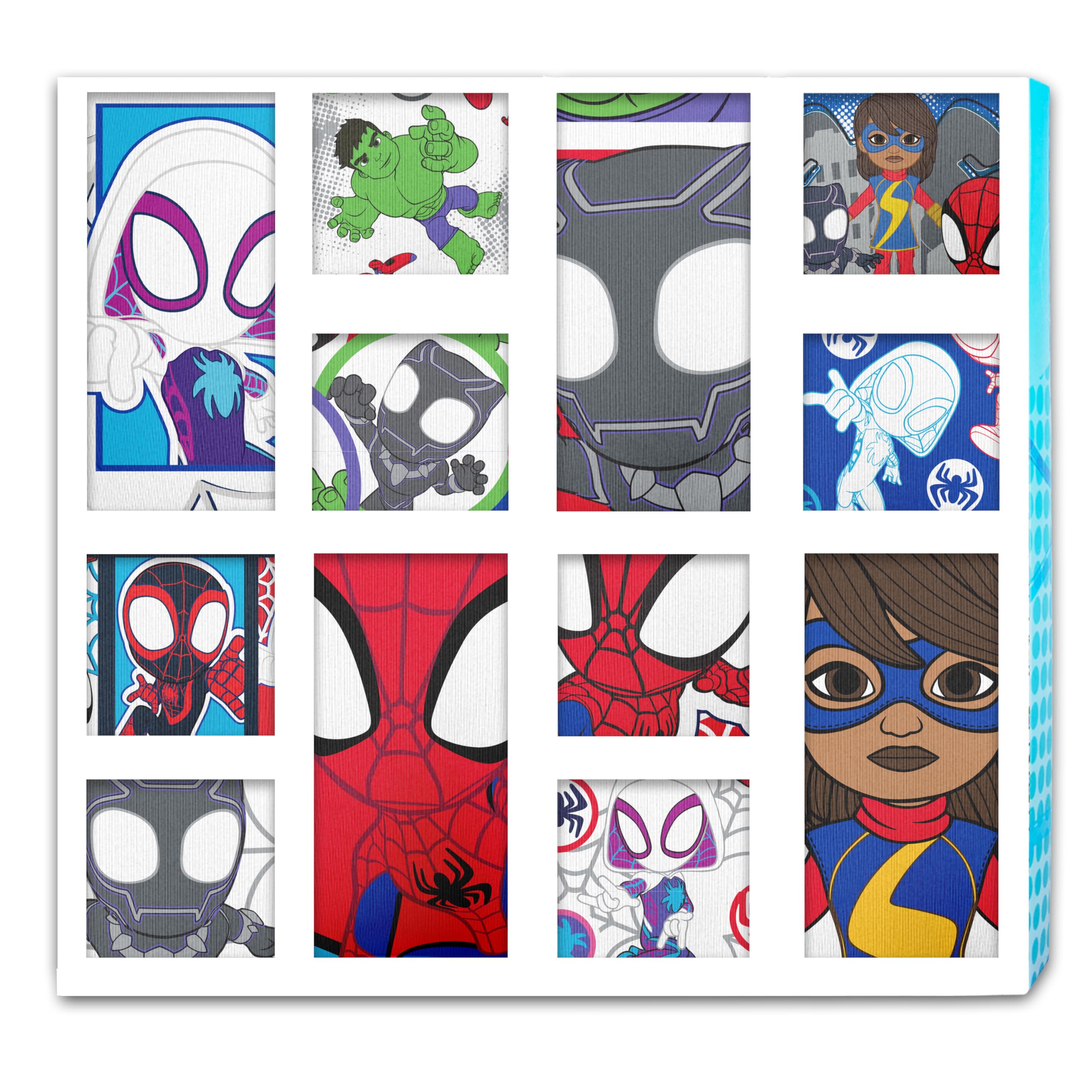 Marvel Boys' Toddler Exclusive 12-PK UNBOXING Spiderman Friends Gifting & Potty Training, 12-Pack Superhero Adventures Brief