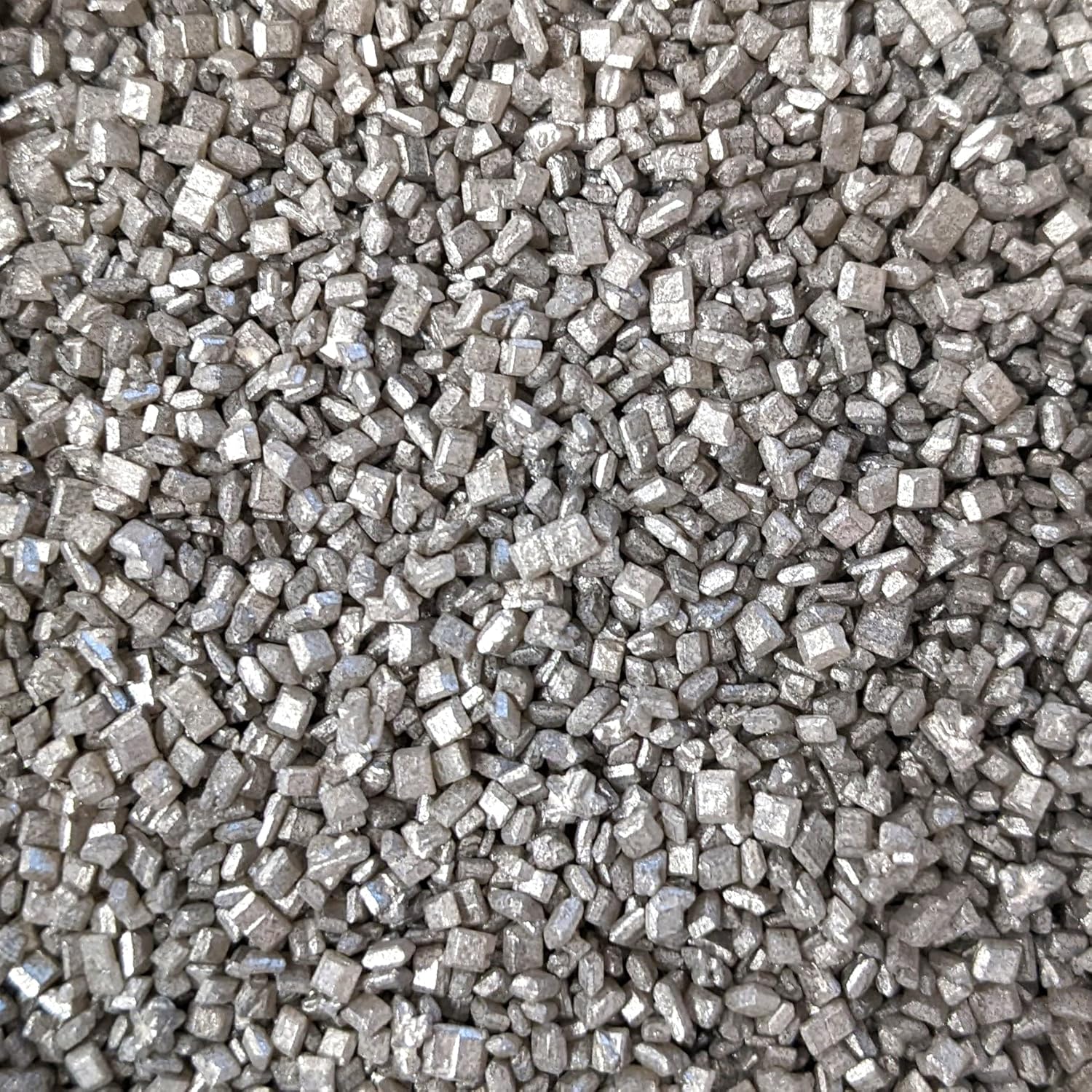 Silver Sugar Sprinkles 35g of Silver Cake Sprinkles Sparkly