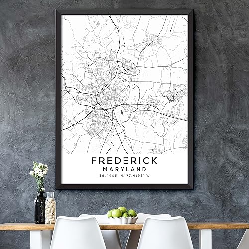 Miniatura 5 de Map of Frederick, Maryland, Light 2 (16x20)