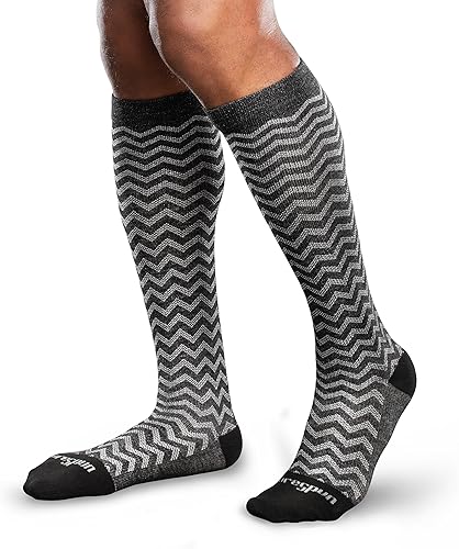 Miniatura 8 de Core-Spun 10-15mmHg Medical Light Graduated Rodilla Calcetines de compresión alta