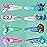 Disney Stitch Kids Hair Clips for Girls Snap Clips 8 Pack Multi Color Ages 3+