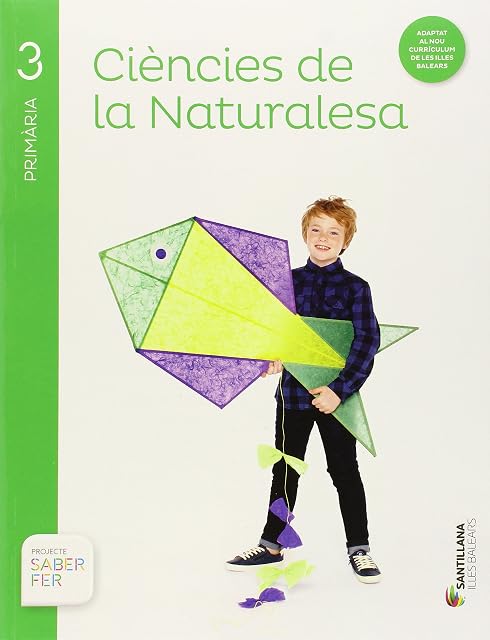 Portada de Ciencias Naturales 3º Primaria Saber Fer Ed 2015 Catala