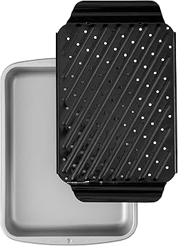 Wilton Recipe Right Non-Stick Large Broiler Pan Set - Thumbnail 4