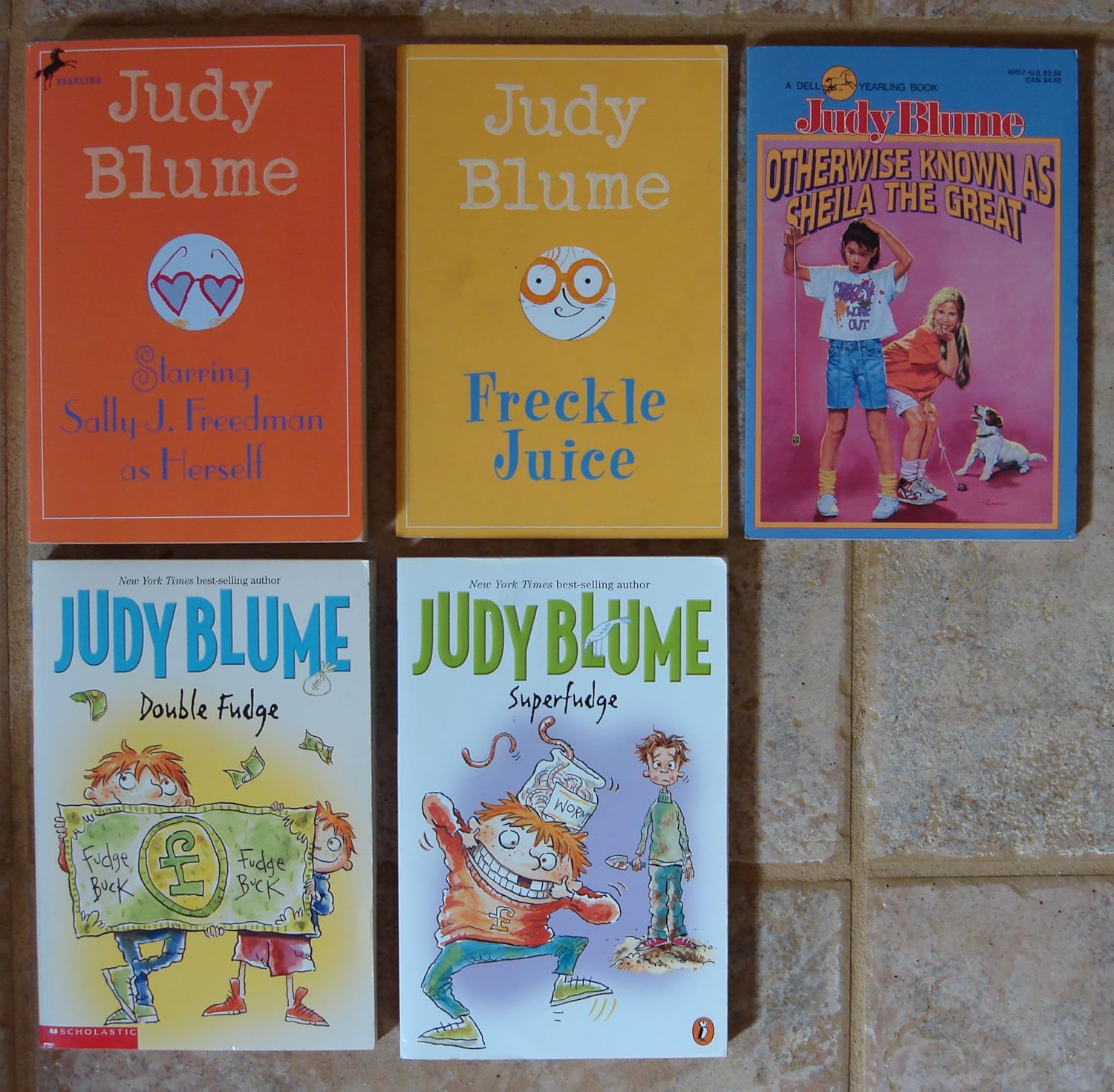 Judy Blume Collection Set of 5 Books (Double Fudge Superfudge