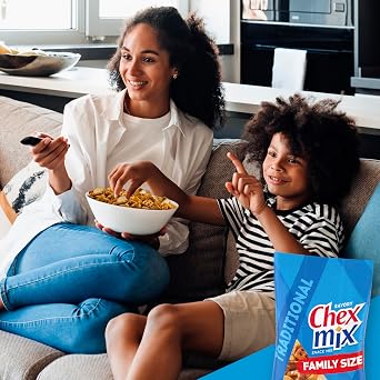 Chex Mix Snack Mix, Traditional, Single Serve Pouches, 36 Ct, 5.63 lb Case
