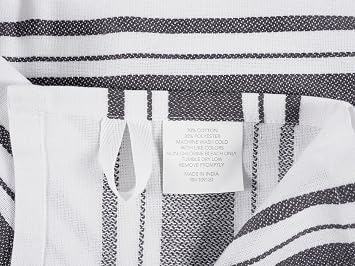 KAF Home Set of 10 GRS Certified Terra Kitchen Towels