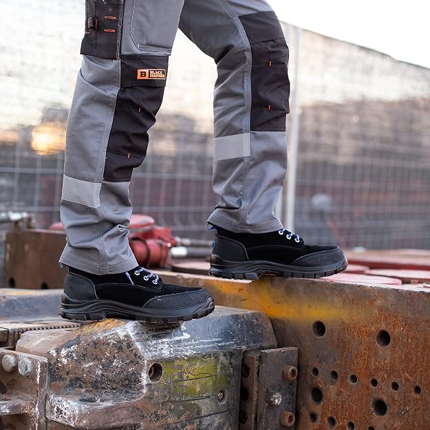 Bottes Sécurité Homme BLACK HAMMER 7710 - Embout Acier Antidérapant