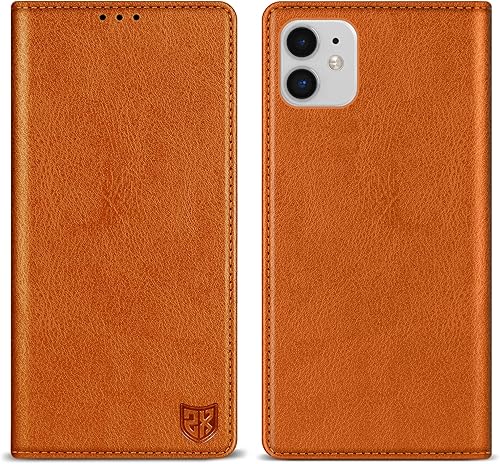 Miniatura 1 de ZZXX Funda tipo cartera para iPhone 11 con bloqueo RFID, soporte de ranura para tarjetas, funda protectora de cuero magnético fuerte para iPhone 11