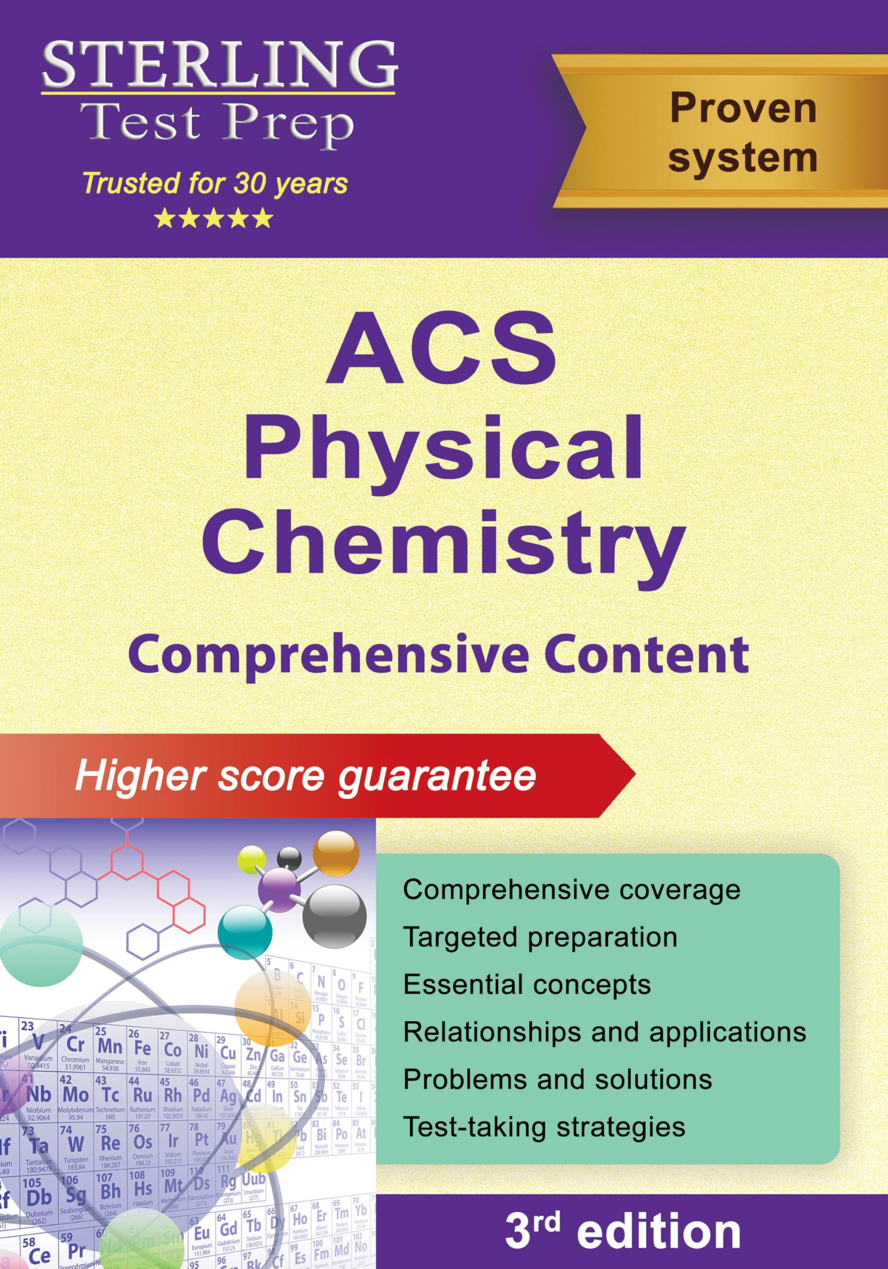 ACS Physical Chemistry: Comprehensive Content, ACS Examination in Physical Chemistry Prep Book