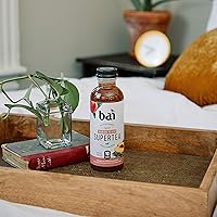 Vista 10 de Bai Té helado, melocotón Narino, superté con infusión de antioxidantes, elaborado con té real (té negro, té blanco), botellas de 18 onzas líquidas