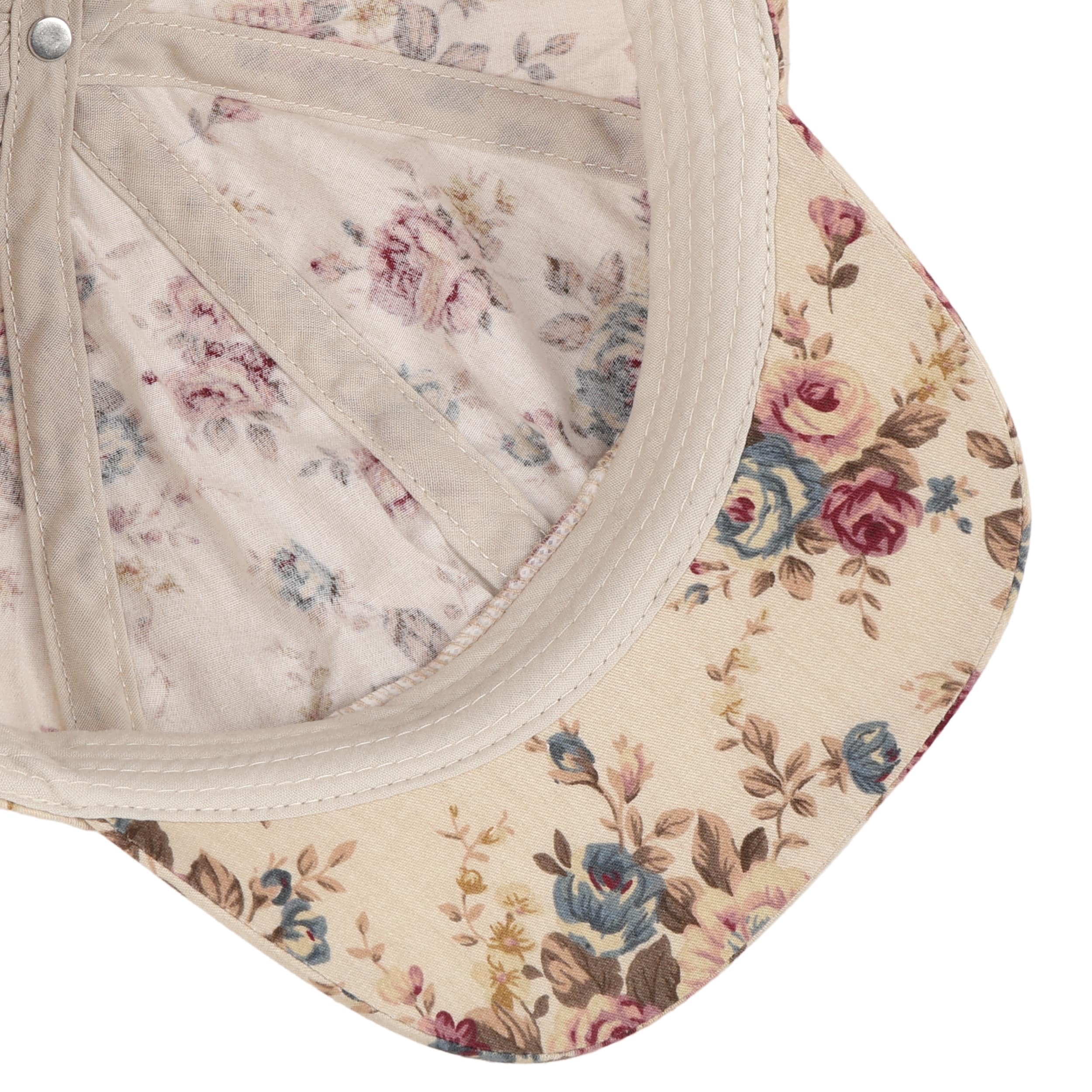 Lipodo Casquette Gavroche Romantic Roses Femme - Newsboy avec Etiquette Visiere Printemps-ete Printemps Ete