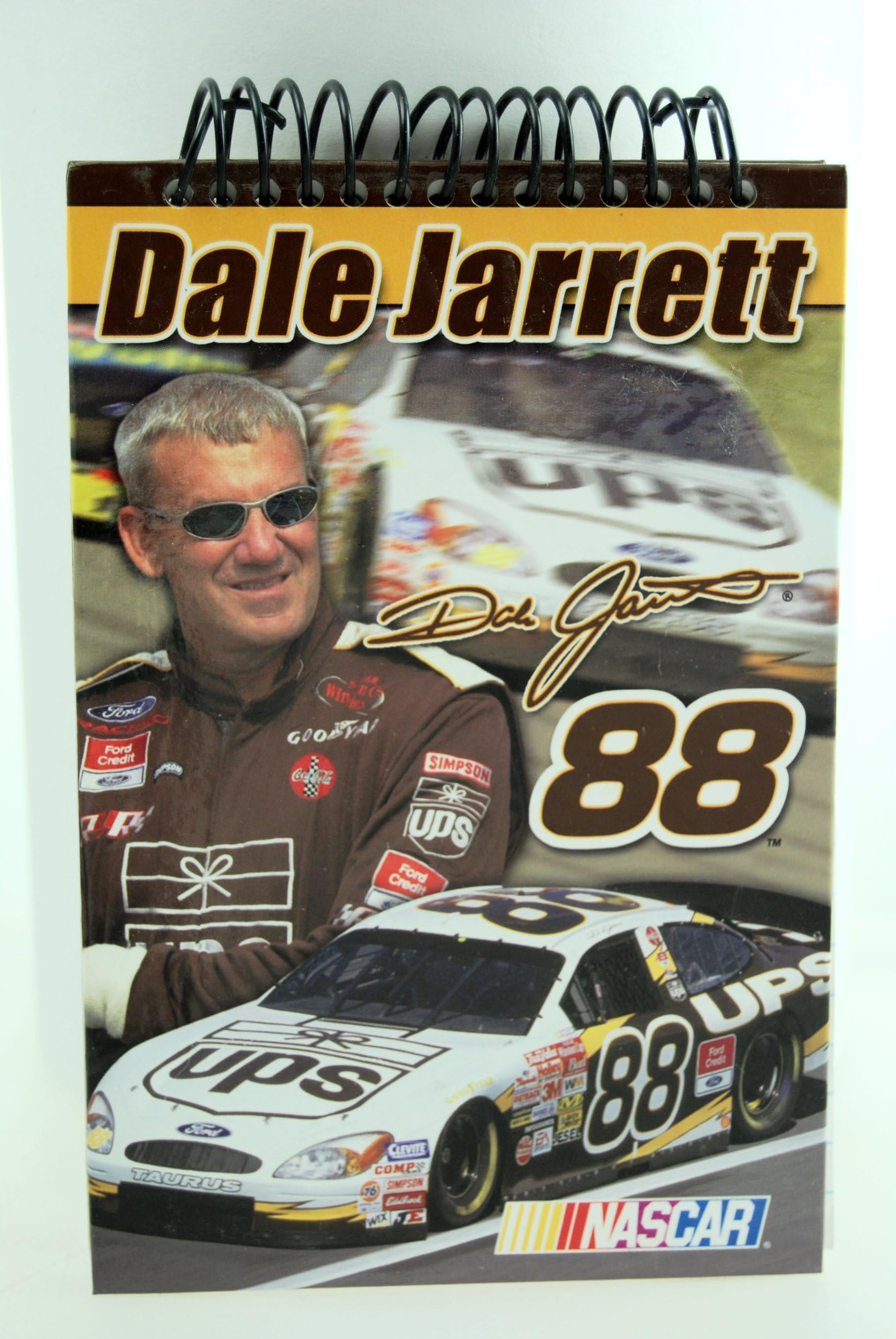 2003 - Martin Designs - Dale Jarrett #88 - Sprial Bound Notebook - Lined Paper - 7x4.5 - Limited Edition - Collectible Toy