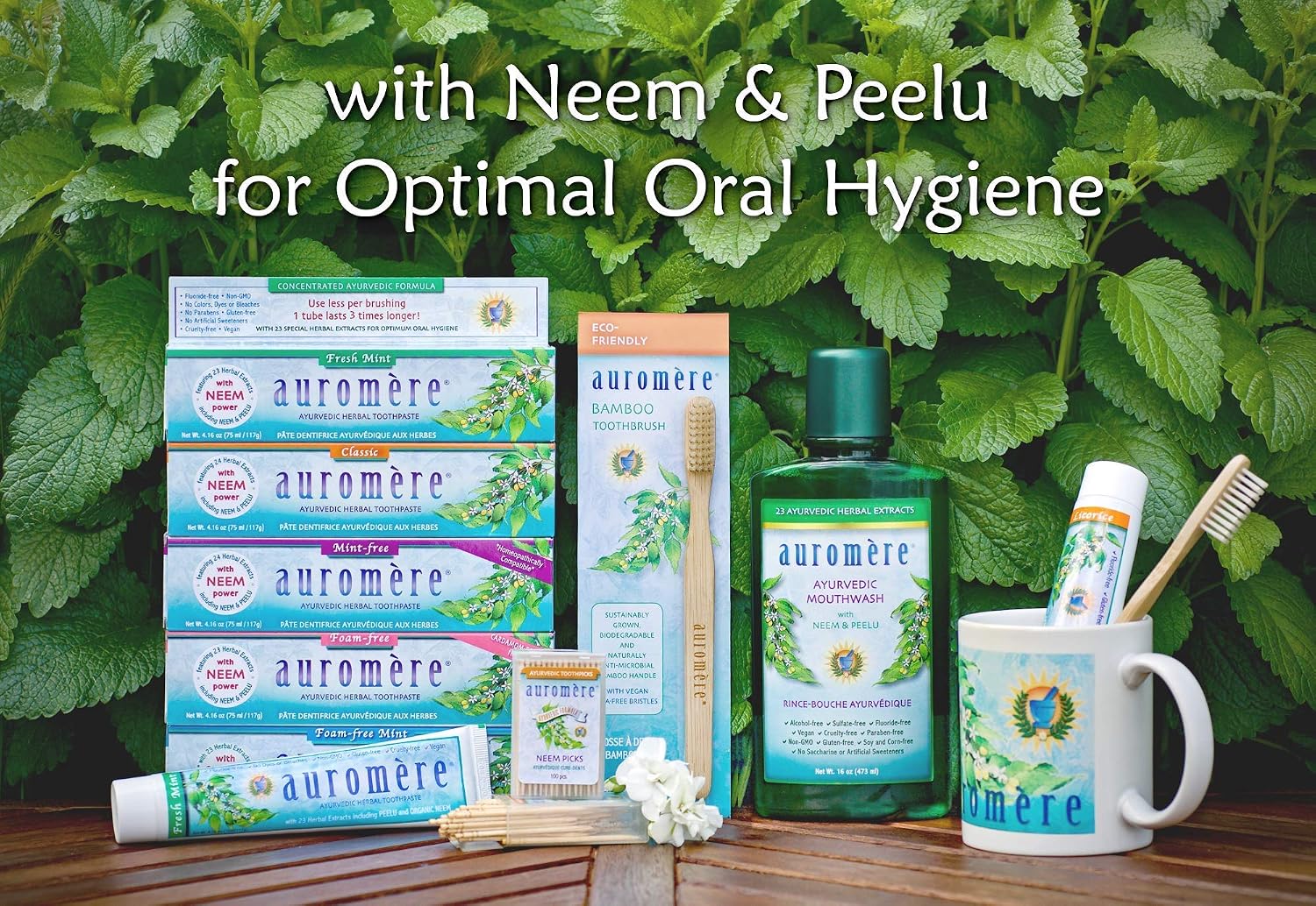 Auromere Ayurvedic Herbal Neem & Clove Toothpaste - Cinnamon, 2 Pack image 5