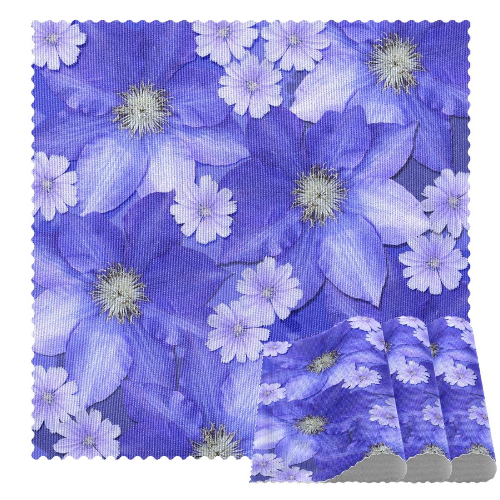 Sets de table Liebe résistants à la chaleur déco violette élégante