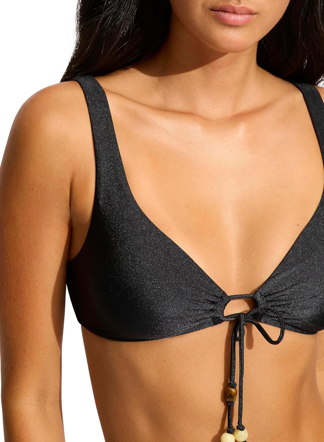 Seafolly Women's Ring Front Tank Bikini Top Swimsuit