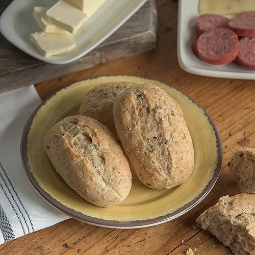 Miniatura 5 de Carlisle FoodService Products Mingle - Plato de plástico reutilizable para aperitivos con estilo de cerámica para el hogar y restaurante, melamina,