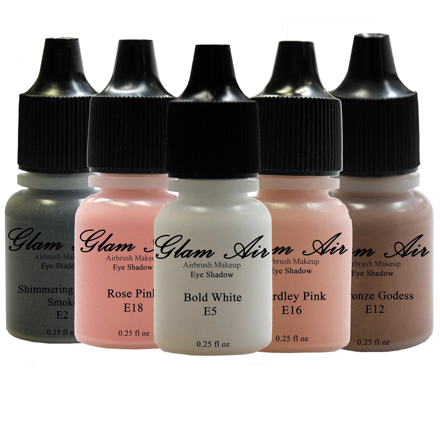 "Fall in Love Collection" 5 Shades of Glam Air Airbrush Makeup Water-based Formula Last Over 18 Hours (For All Skin Types)