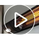 Wall Mounted Patio Heater with LED Light, 1500W Electric Outdoor Heater, Fast Carbon Infrared Heating with Remote & Timer, IP65 Waterproof for Backyard, Gazebo and Outside Evening image 7
