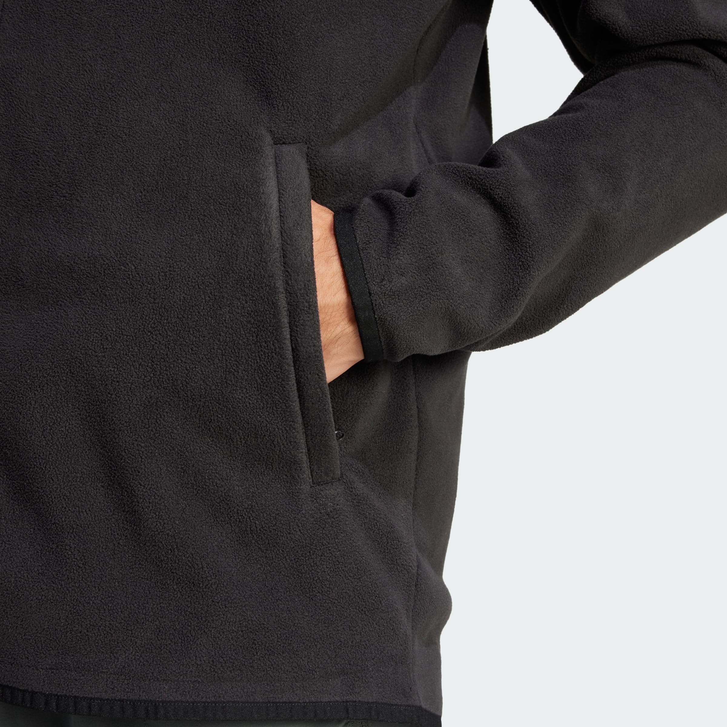 adidas Men's Veste molleton zip intégral Multi Essentials