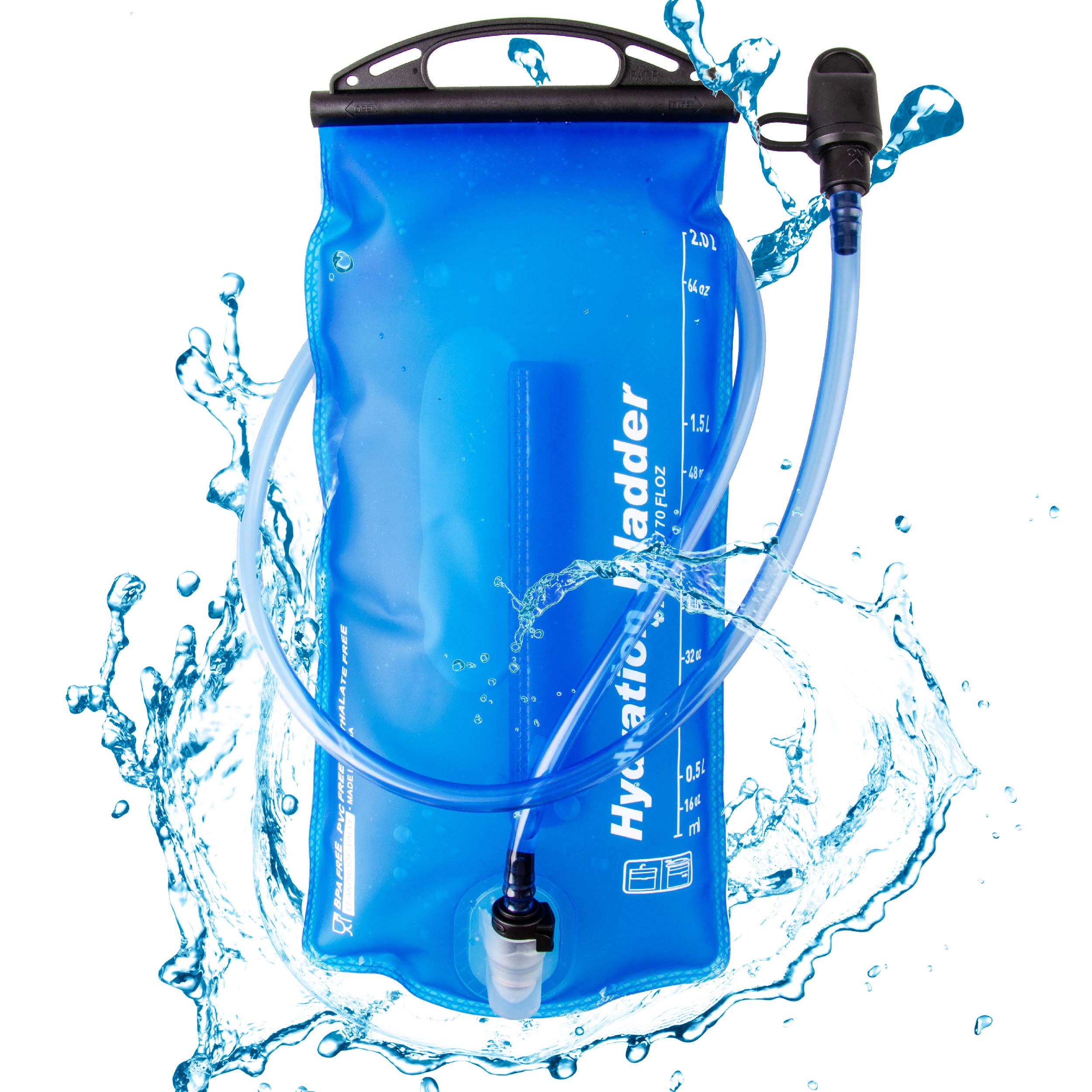 TRIWONDER Hydration Bladder Water Bladder Leakproof Water Bag Folding Soft Flask Hydration Pack for Running Cycling Hiking Camping