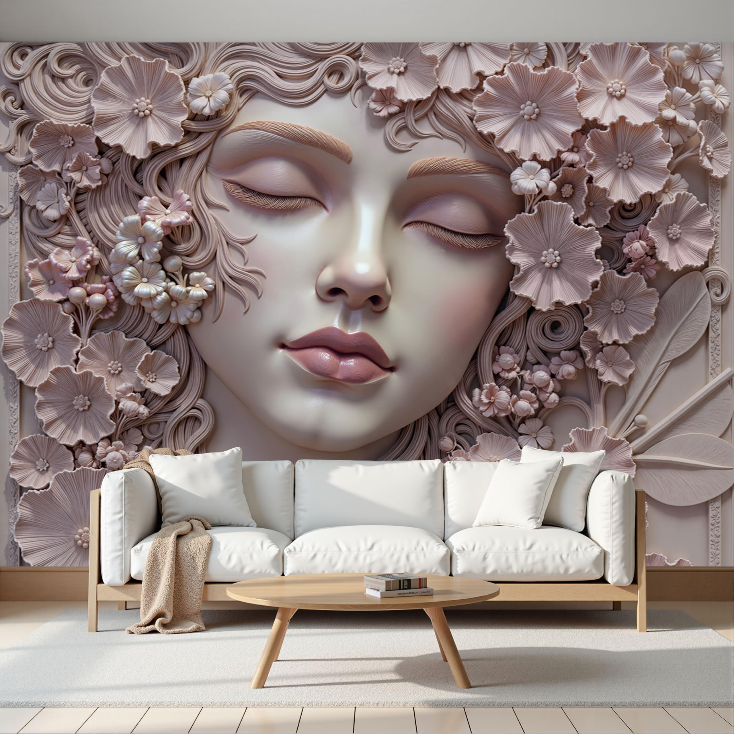 Papier peint panoramique installation facile pour masquer un mur