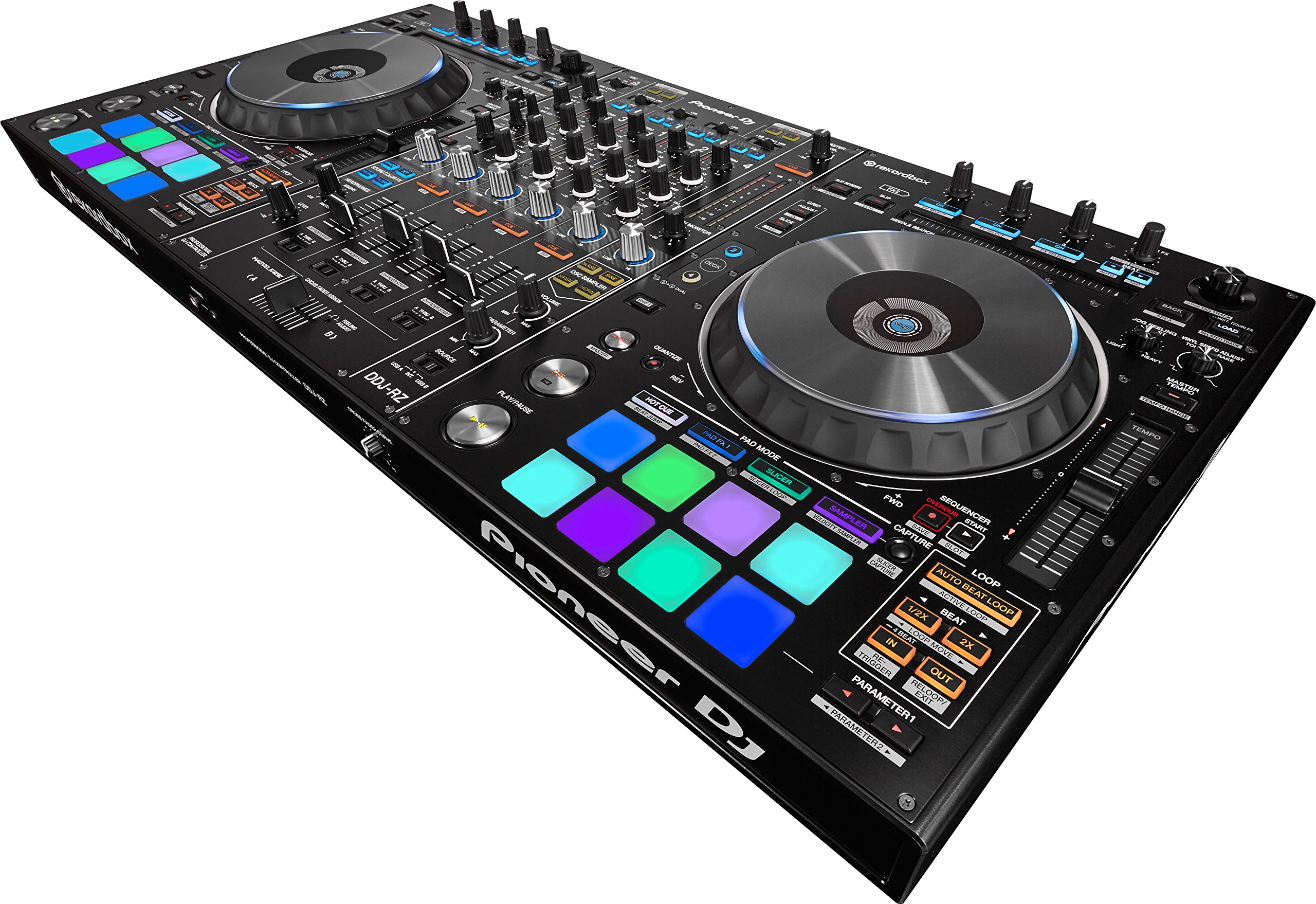 Pioneer DDJ-RZ Flagship 4-Channel Controller for Rekordbox DJ