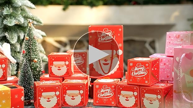 Amazon.com: Kosiz 20 Bounces Christmas Surprise Exploding Gift Box
