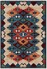 Anti-alerjik yıkanabilir kaymaz şönil halı kilim kendinden saçaklı eskitme, modern desen oturma odası, salon, çocuk odası, mutfak, koridor halısı, yolluk (Renkli, 160 x 230 cm)