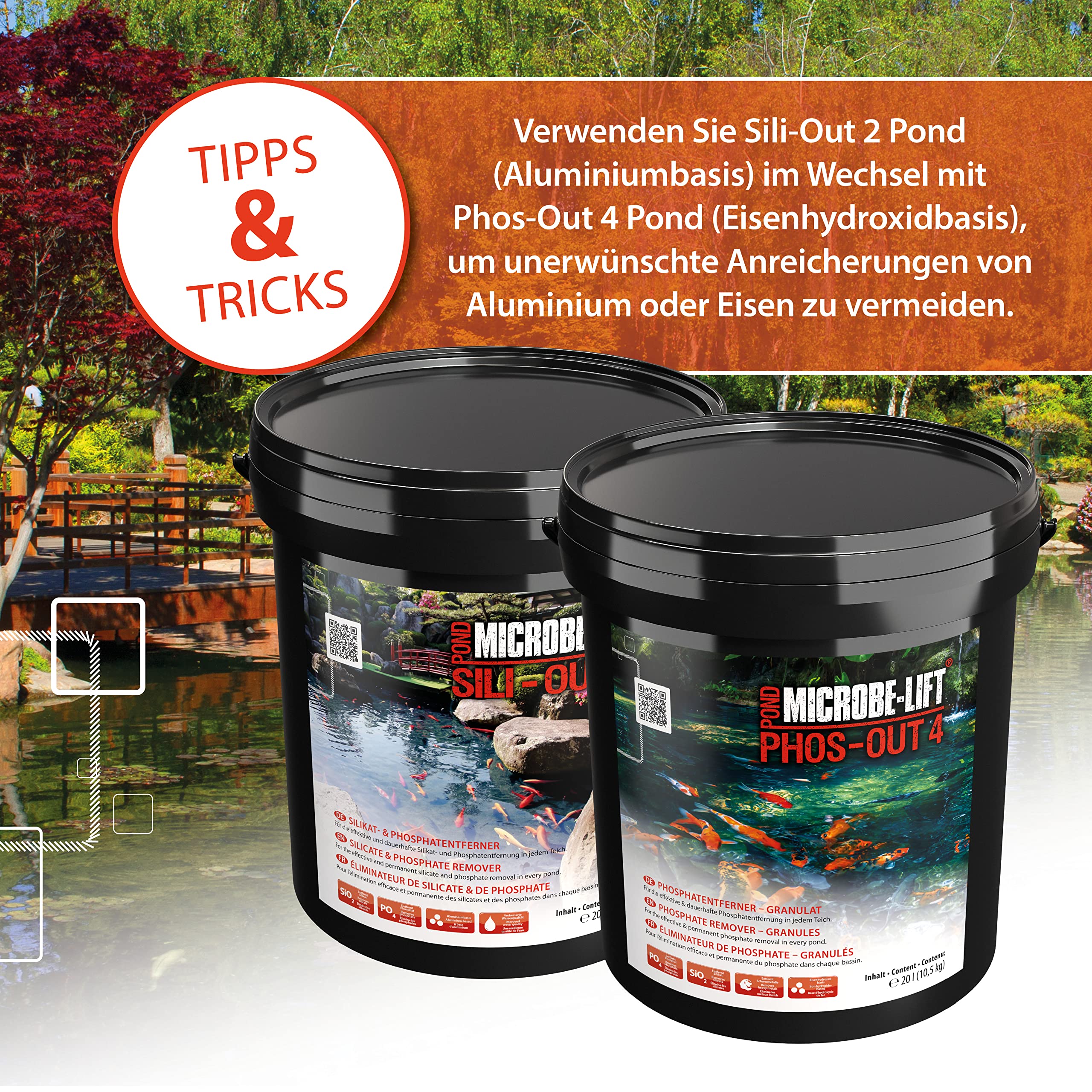 Microbe-Lift® - POND Sili-Out 2 - środek do usuwania krzemianów (13,7 kg.)
