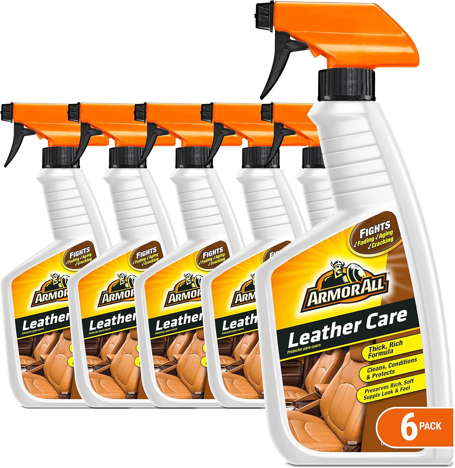 Armor All 78175 Leather Care Protectant - 16 oz. Bottle, (Pack of 6)