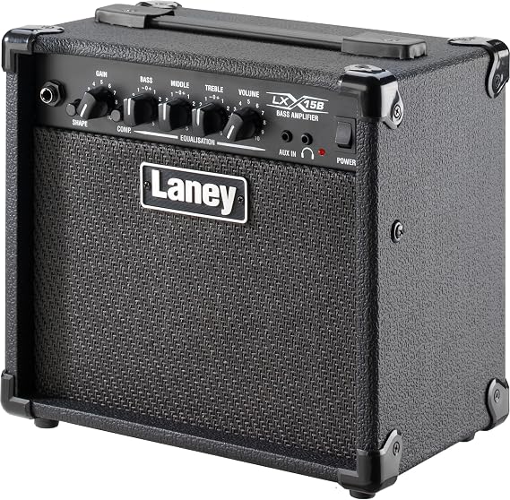 Laney LX15B Bass Guitar Combo 15W 2 x 5 Inch Woofers