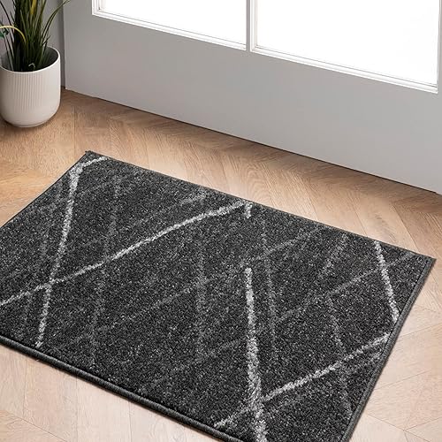 nuLOOM Contemporary Thigpen Accent Rug, 2' x 3', Dark Grey