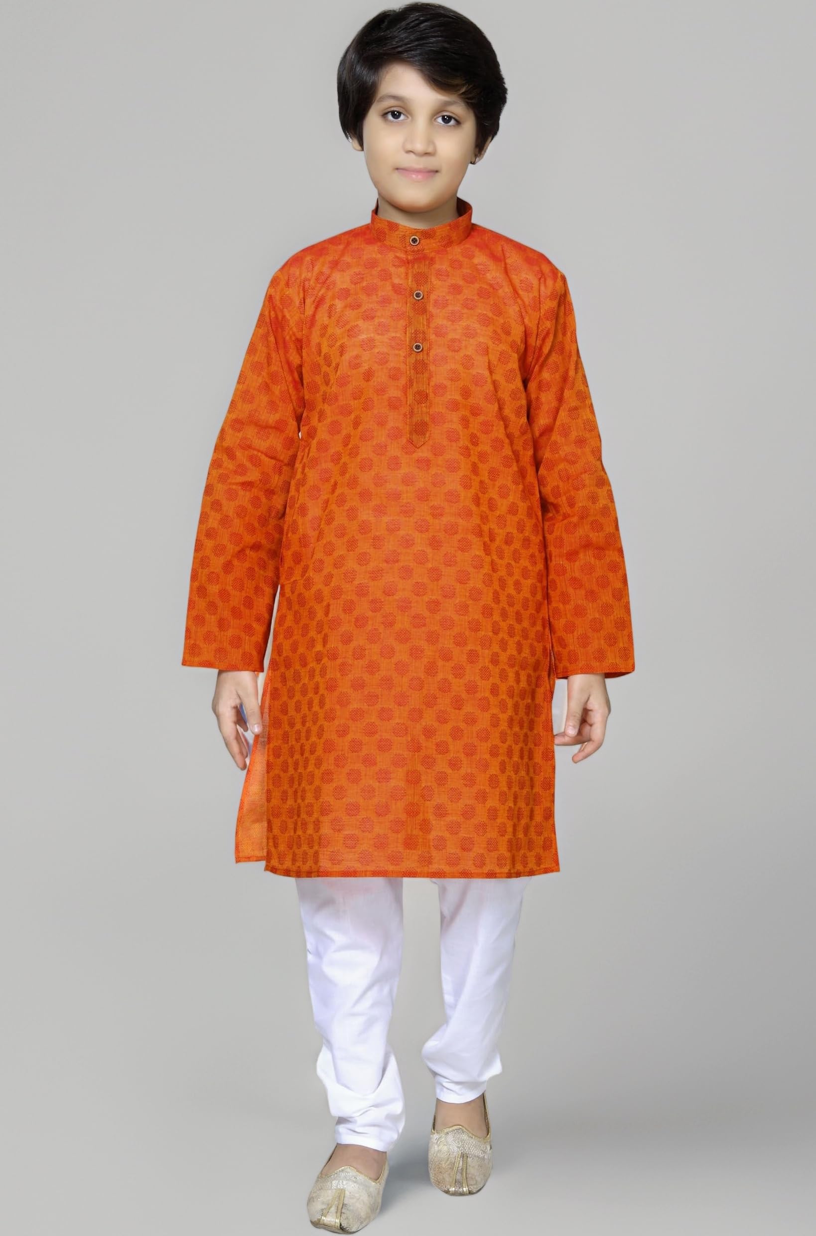 BABA AND BABY Kids traditional ethnic wear cotton kurta pajama set for boys