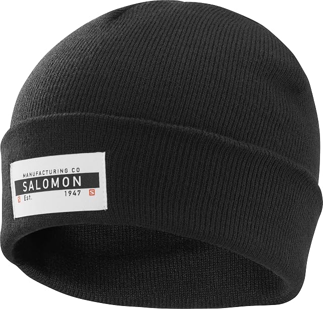 Salomon Outlife Unisex Logo Beanie With 50% Wool And Classic Design For Everyday Wear