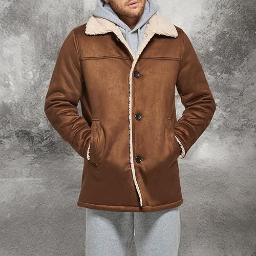 Miniatura 6 de Calvin Klein Chaqueta de piel de oveja sintética para hombre