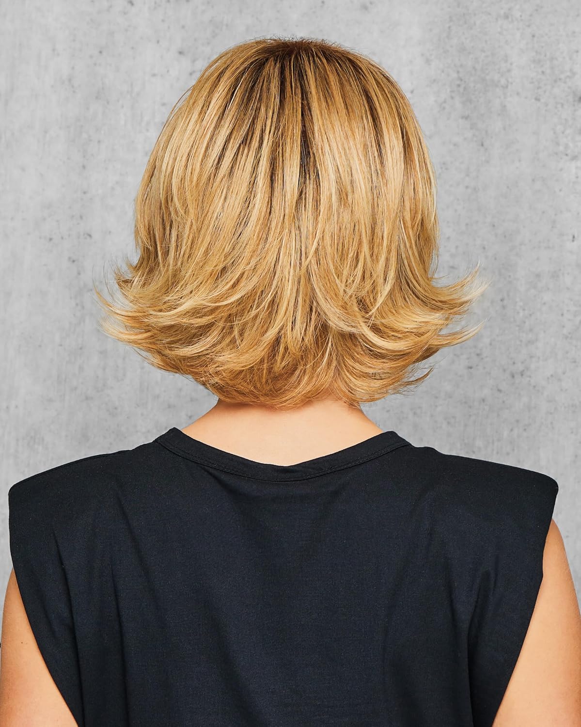 Allure Wig Hairdo Color R11S Glazed Mocha - 7.25" Medium Length Shag Barely Wavy Flipped Textured Ends Tru2Life Heat Friendly Synthetic Breathable Cap Peluca Maxwigs Hairloos Booklet