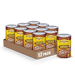 Old El Paso Traditional Canned Refried Beans, 1 Can, 16 oz (Pack of 12)