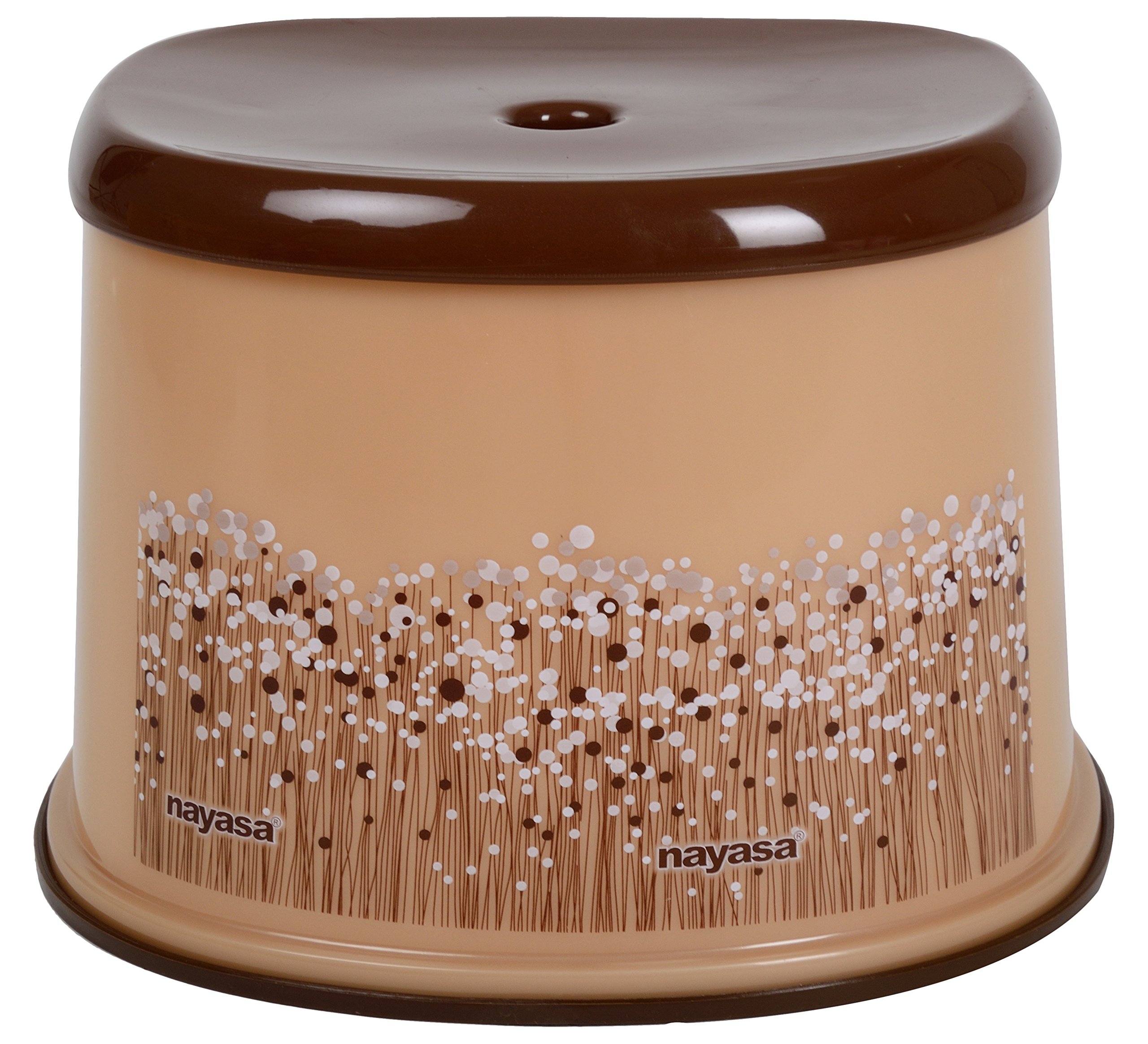 Nayasa Plastic Bathroom Set -Brown - 6 Piece 4