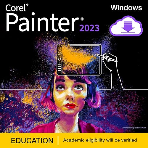 Corel Painter 2023 Education Software de pintura profesional para arte digital, ilustración, arte fotográfico y arte fino Descarga de PC