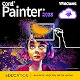 Corel Painter 2023 Education | Professional Painting Software for Digital Art, Illustration, Photo Art & Fine Art [PC Download]