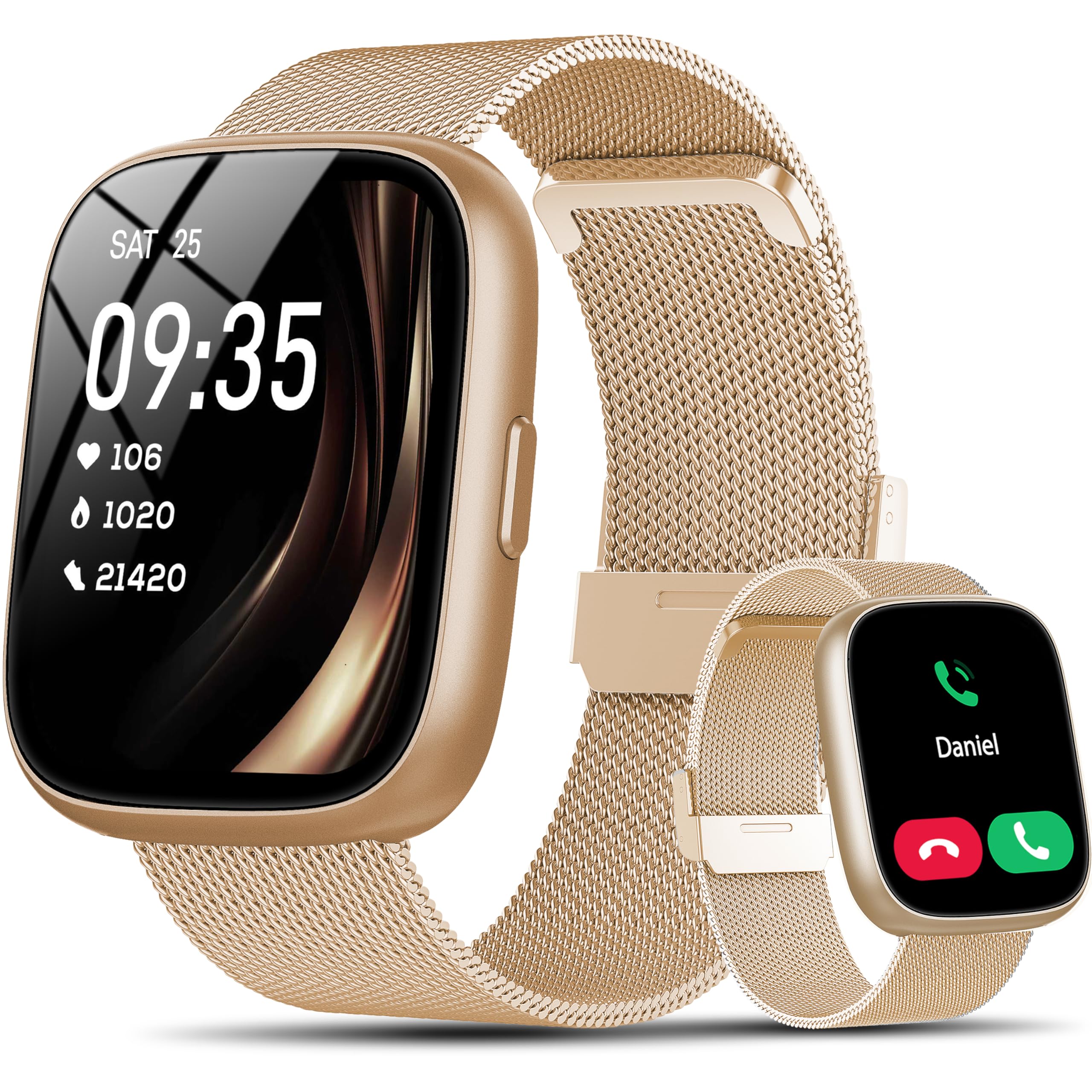 Smartwatch Damen mit Alexa, 1.83