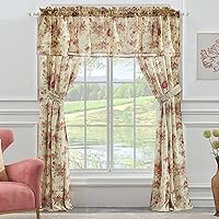 Vista 9 de Greenland Home - Cenefa para ventana (100 % algodón), color azul