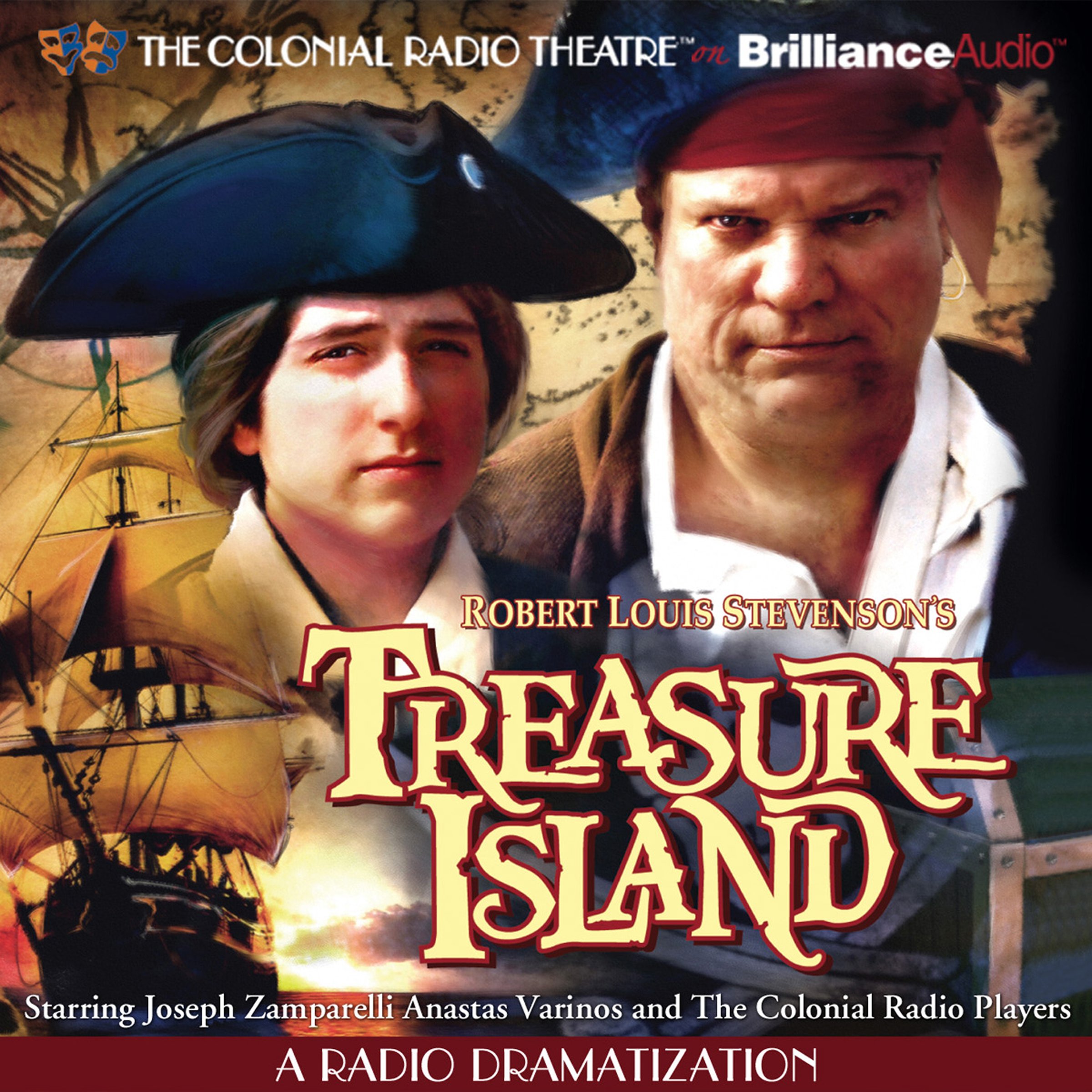 Cover art for Robert Louis Stevenson's Treasure Island