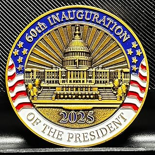 EL16-4 Trump Vance Presidential Inauguration 47 Challenge Coin MAGA